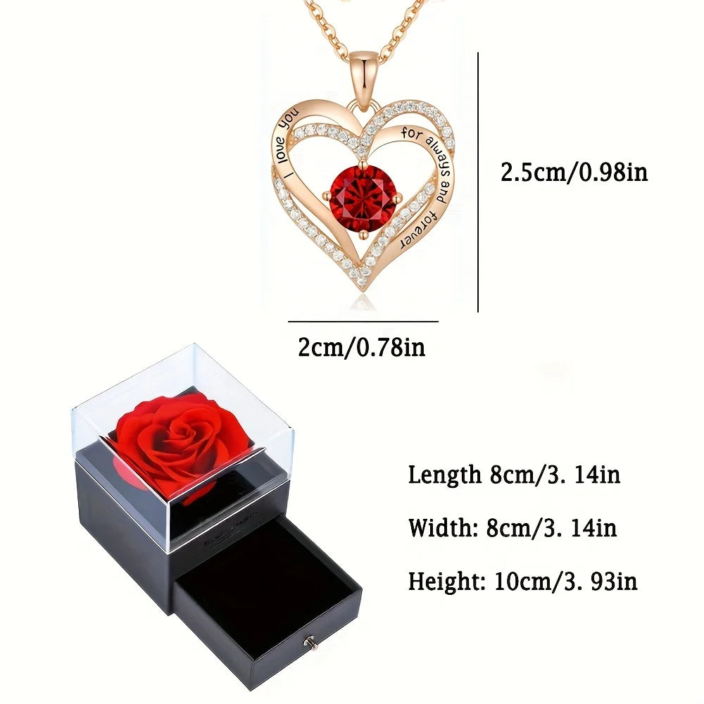 "Mother's Day Special: Ruby Rose Necklace