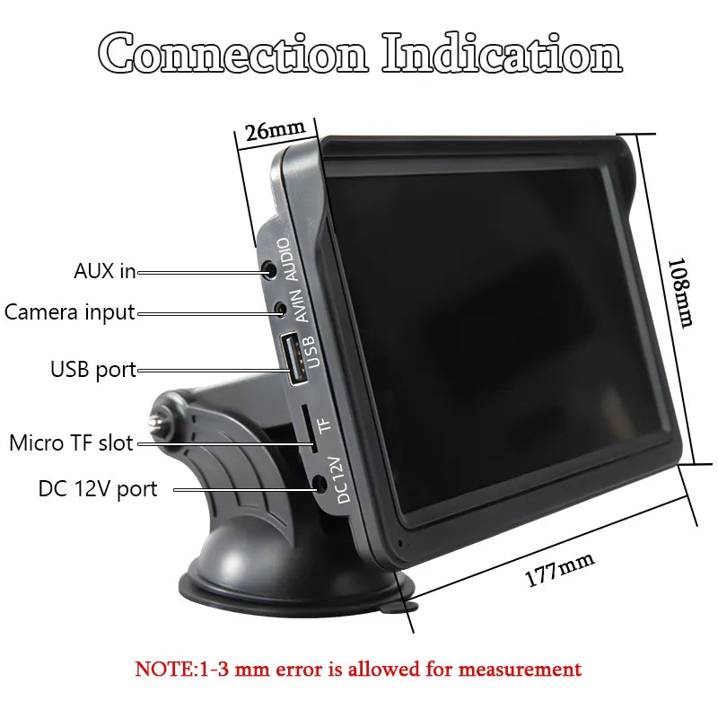 7-Inch Universal Car Multimedia Player